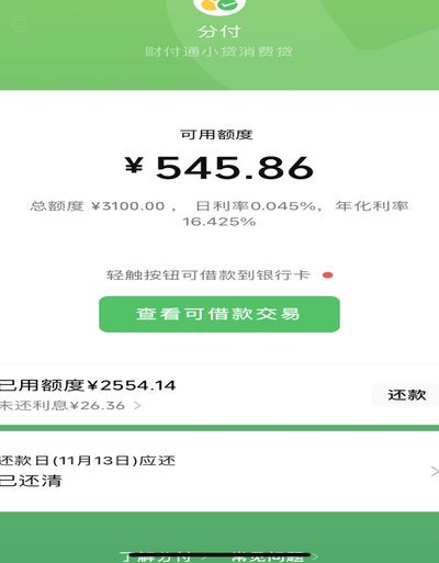 分付一般给多少额度